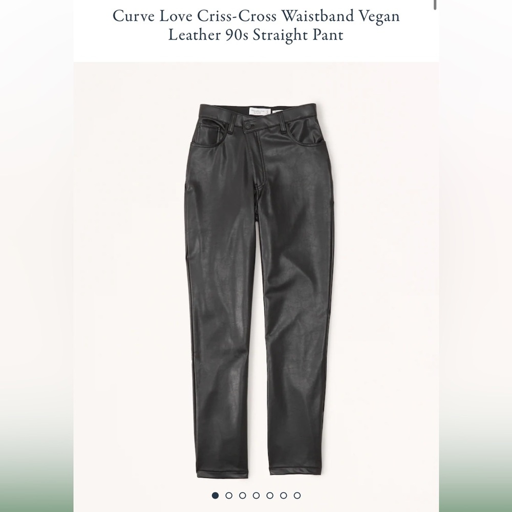 Abercrombie Curve Love Leather Pants